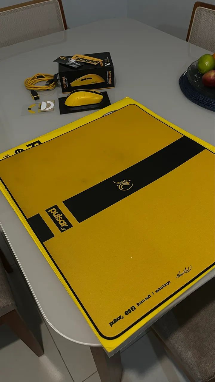 Mouse Pulsar X2 wireless Bruce Lee edition + mousepad - Foto 3