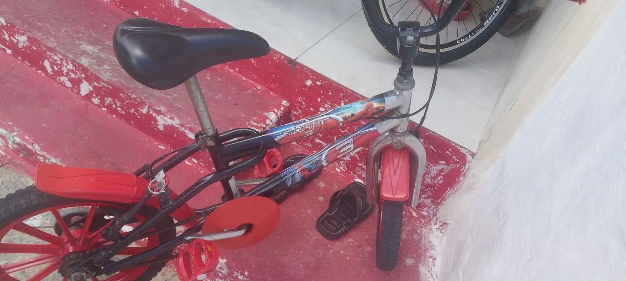 Bicicleta homem aranha 