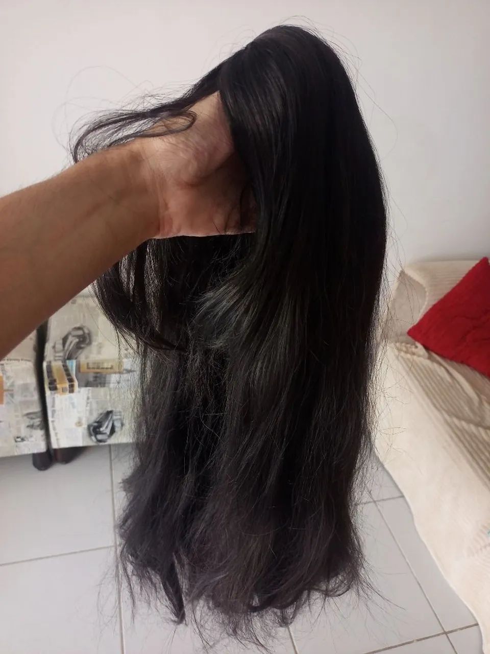Peruca lace preta  - Foto 2