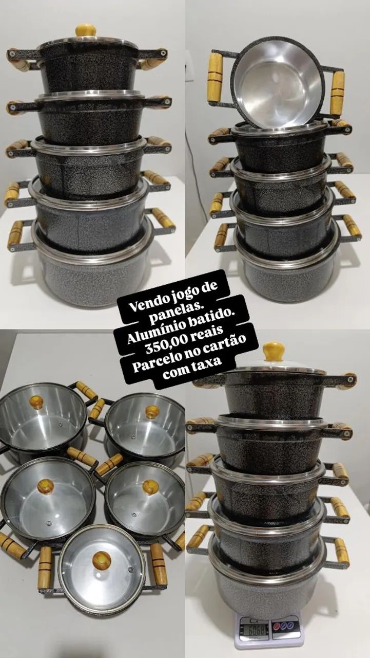 Jogo de panelas 