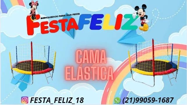 LOCAÇÃO DE CAMA ELÁSTICA 