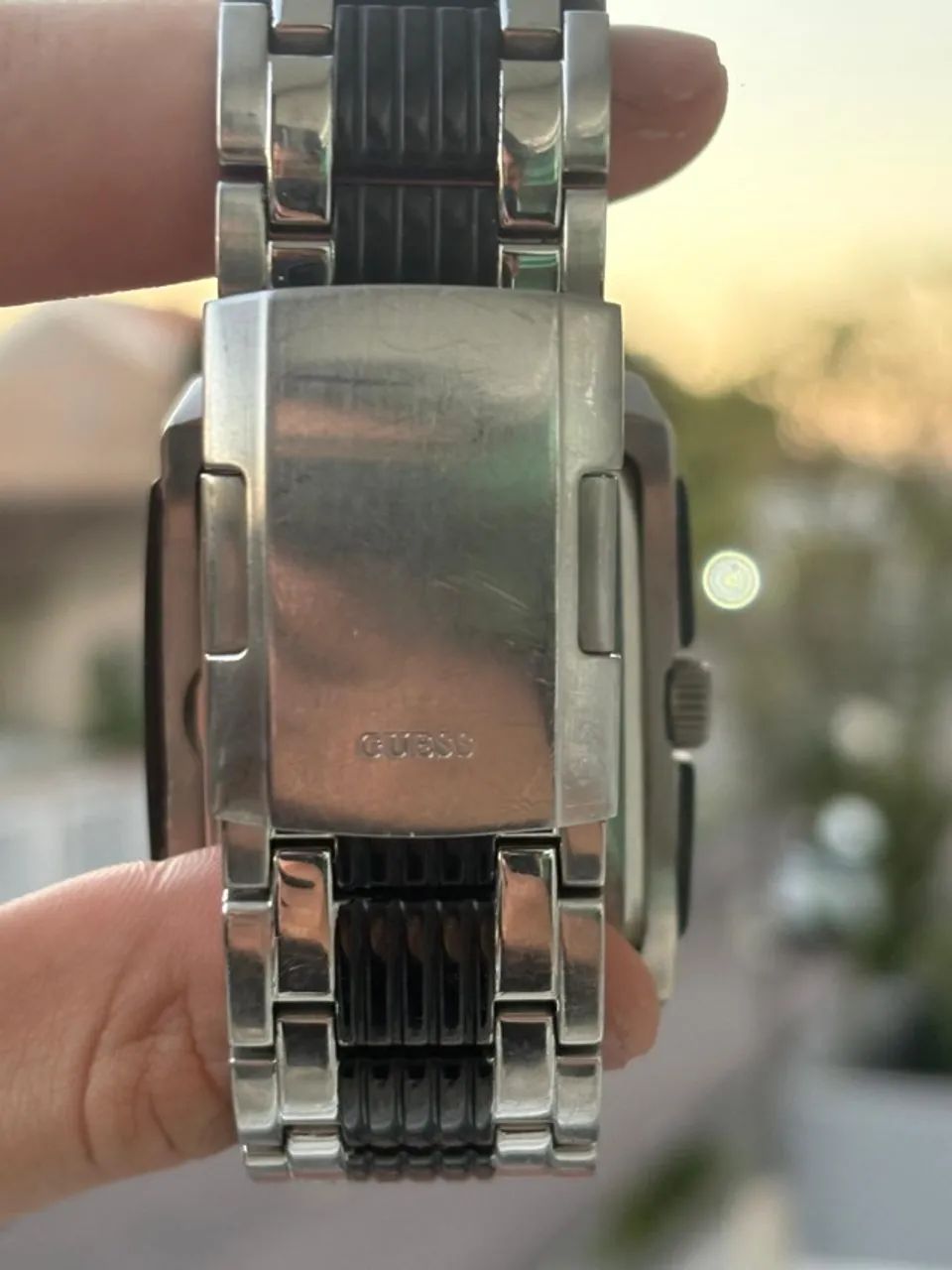 Guess Multifunção Retangular W18531G1. - Foto 4