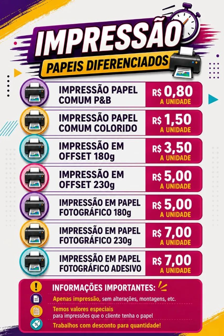 Impressão - Foto 2