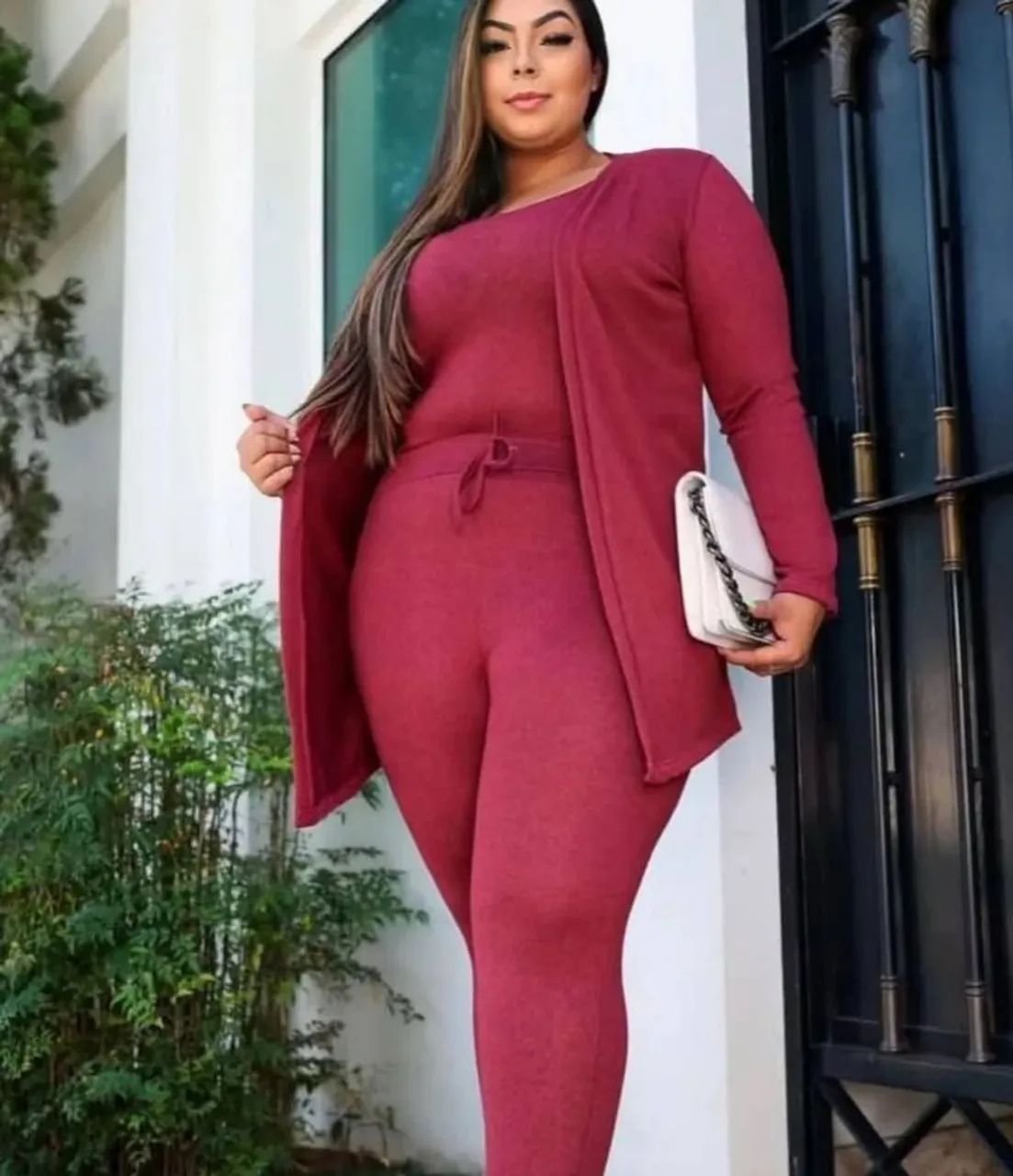 Trijunto plus size feminino em tecido  lanzinha - Foto 2