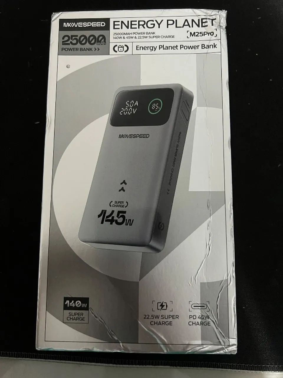 Powerbank Movespeed M25PRO - Novo zero
