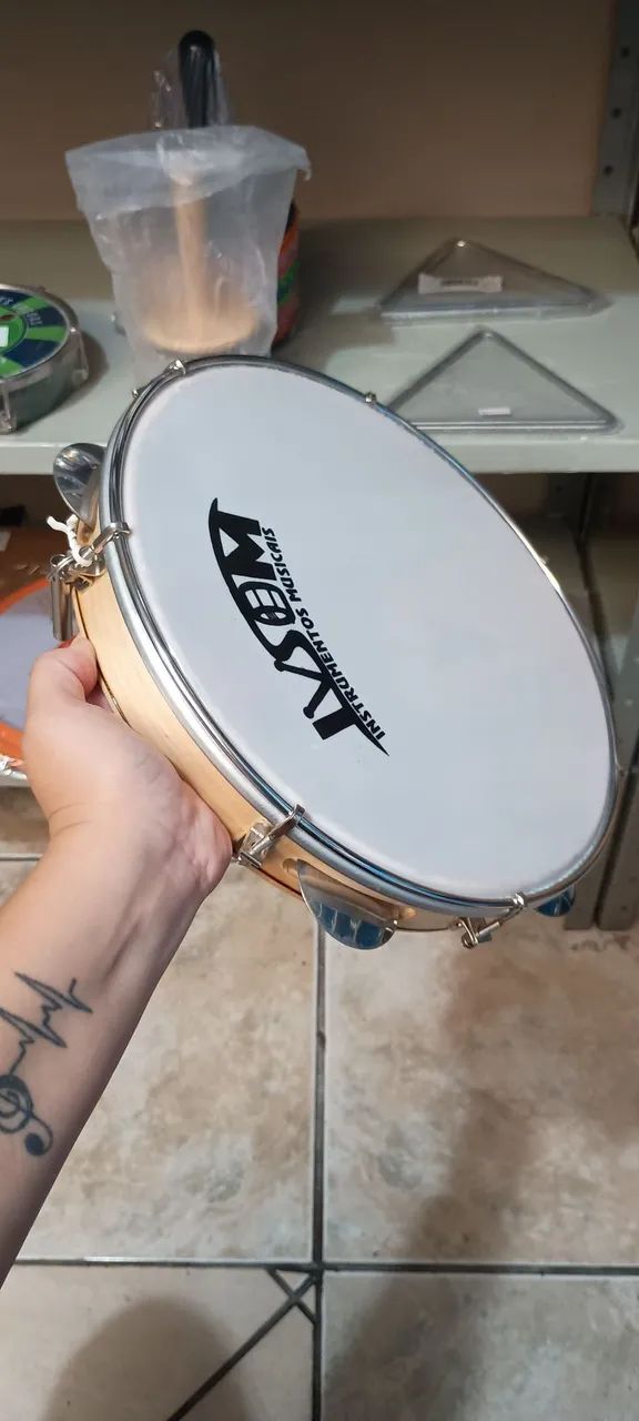 Pandeiros 11" polegadas Madeira bambu profissional Super leve na promoção 