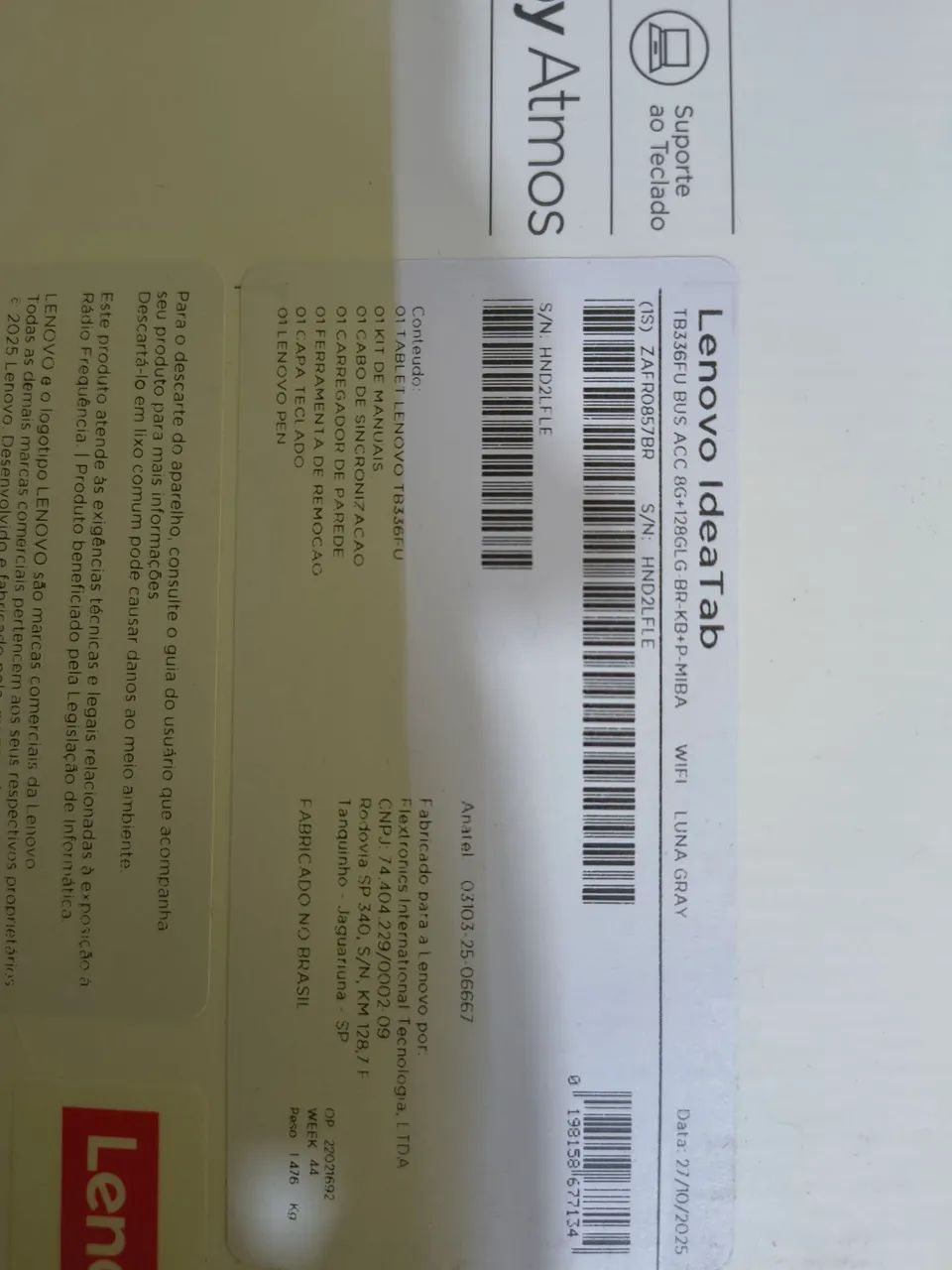 Lenovo Tablet com caneta e teclado - Foto 4