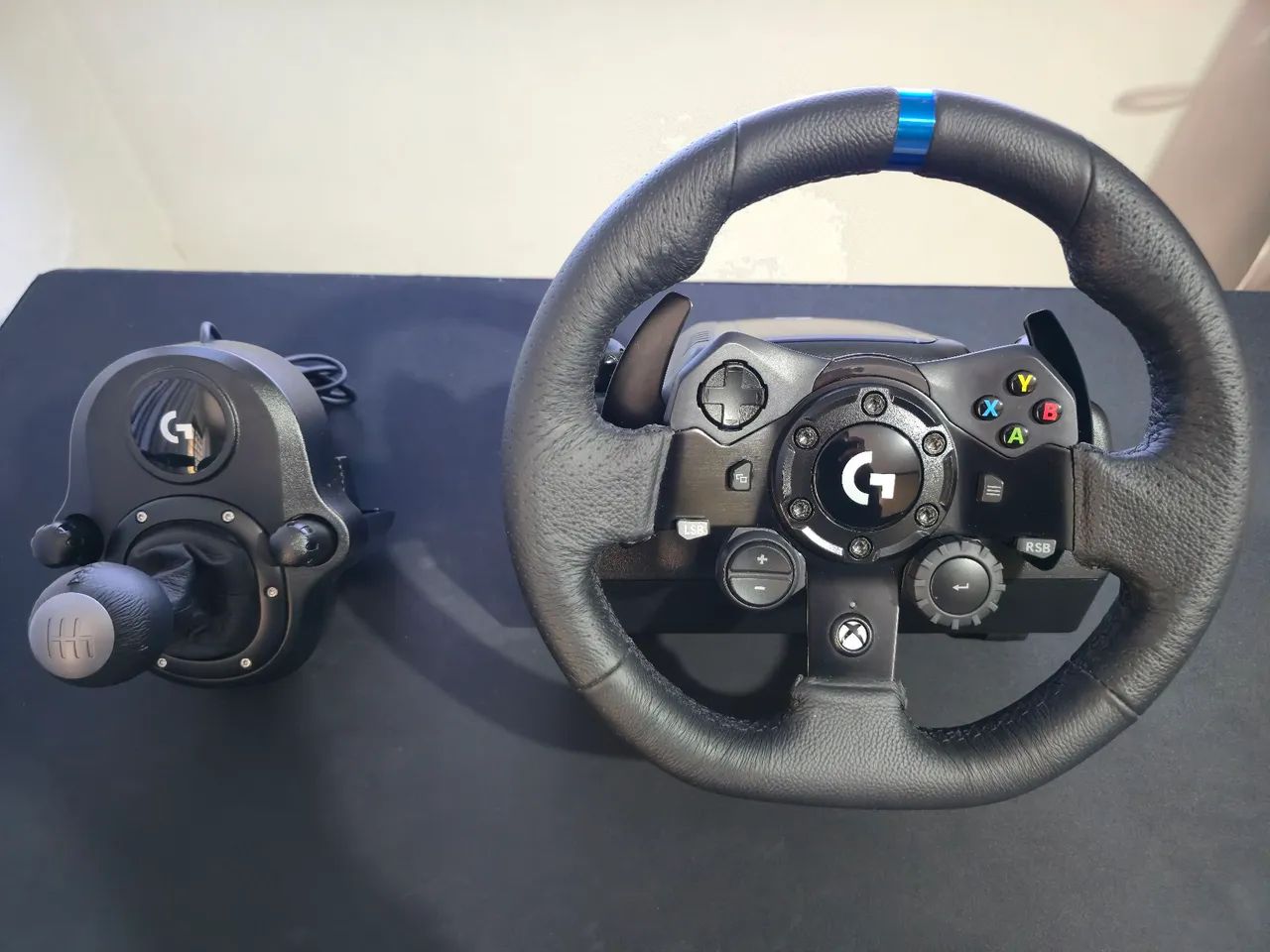 Logitech G923 + Câmbio Logitech