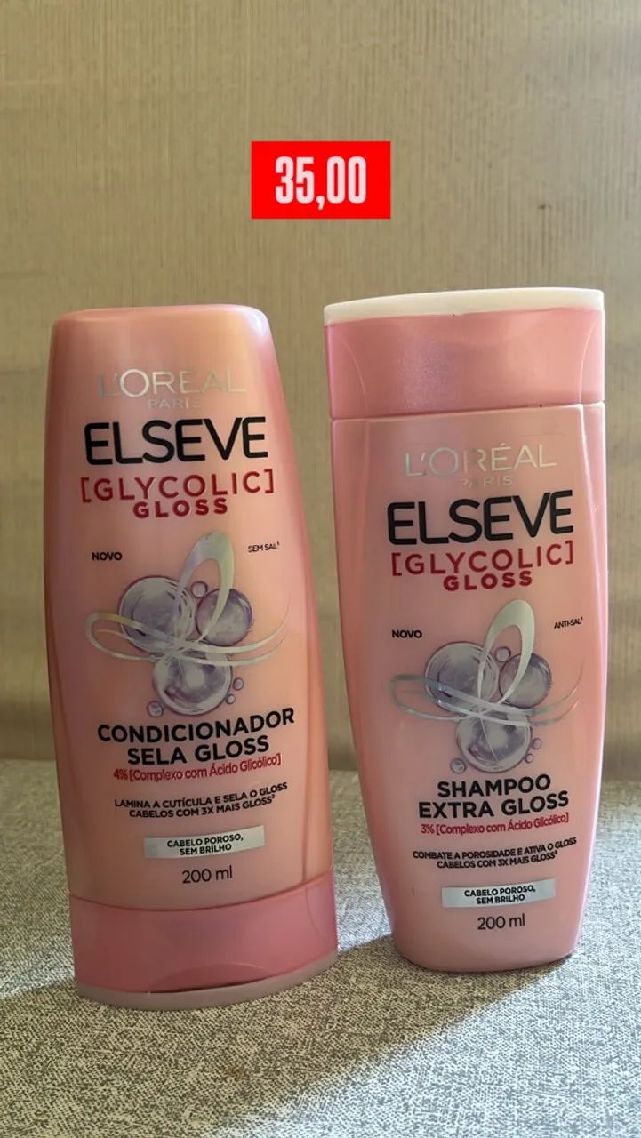 Shampoo e condicionador ELSEVE
