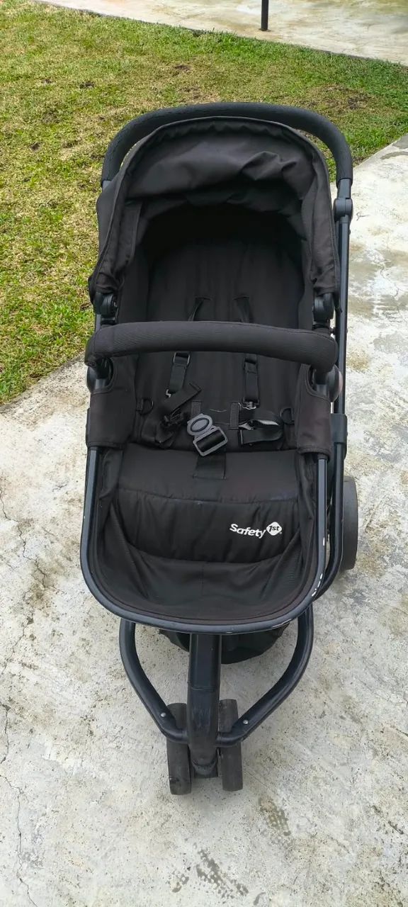 Carrinho de bebe safety 1st preto - Foto 4