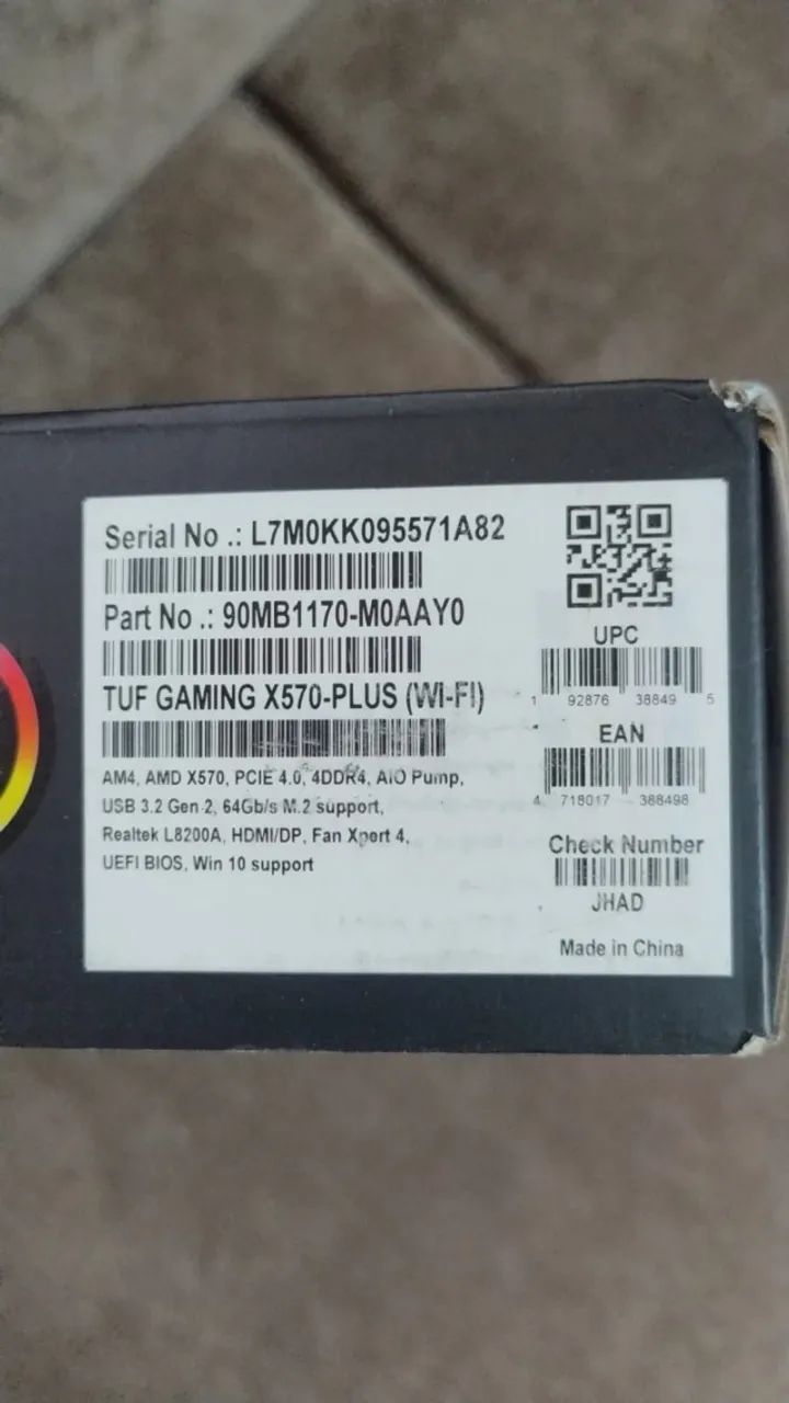 Placa mãe AM4 Asus X-570 Plus Wi-Fi. - Foto 4