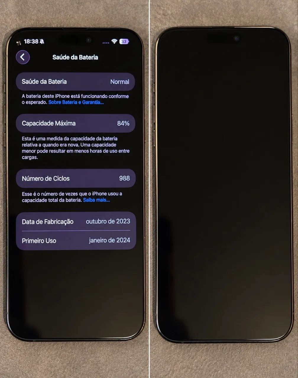iPhone 15 pro Max 256gb com NF e 3 capinhas  - Foto 3