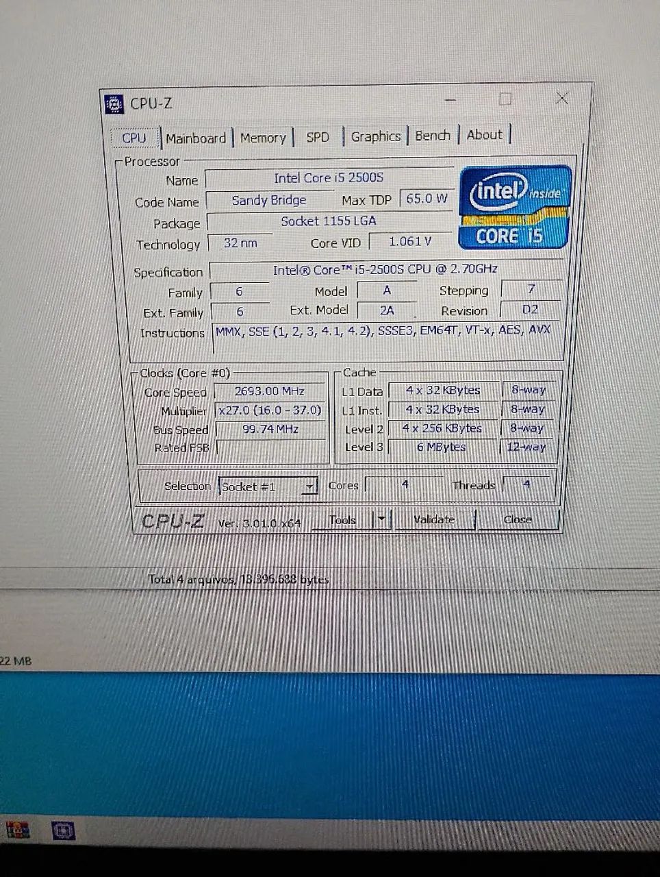 PC I5 2500S | 4GB RAM | 500GB | Windows 10 - Foto 2