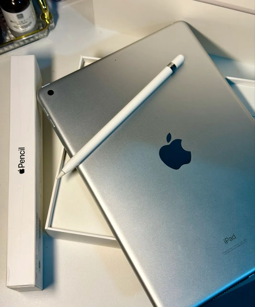 iPad 9ª Geração 64GB + Apple Pencil + Teclado + Capa - Foto 3