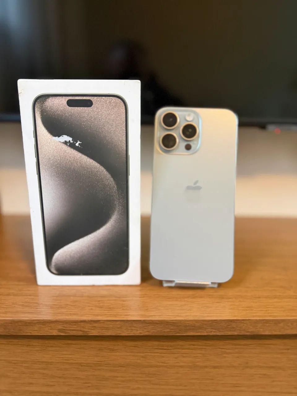 iPhone 15 Pro Max 1TB - Titânio Natural | Original | Impecável