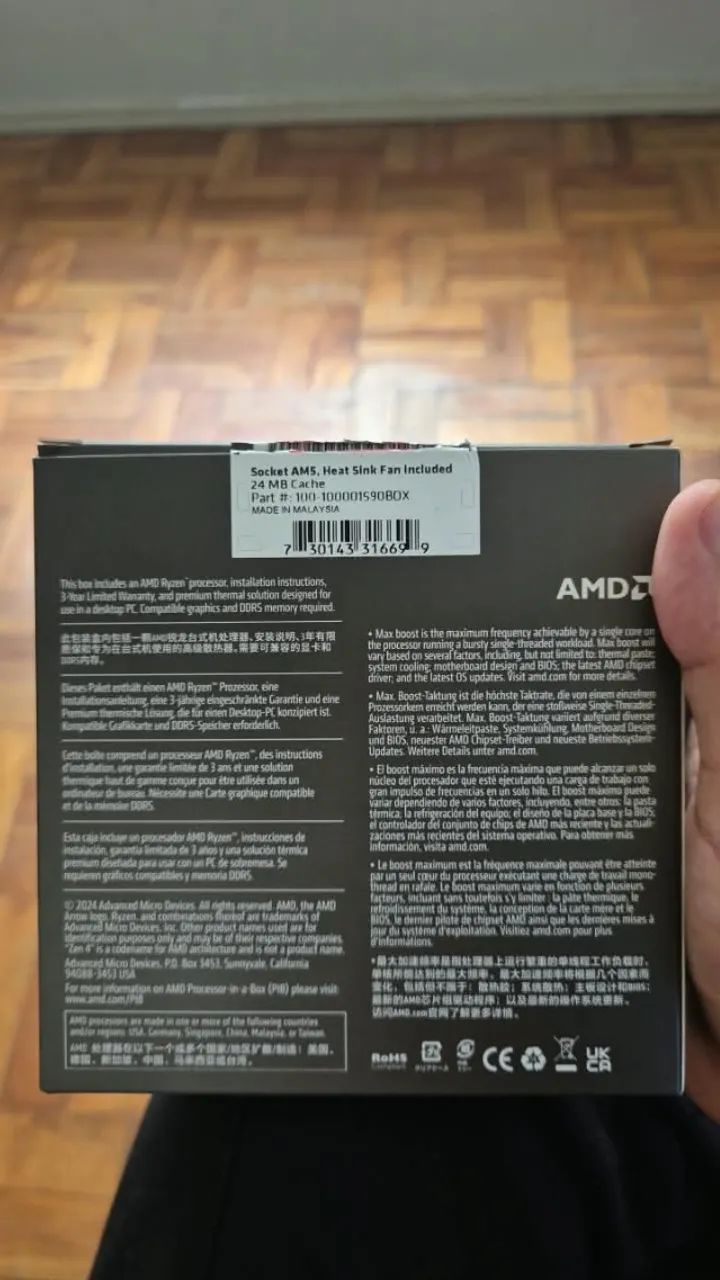 Processador Ryzen 7 8700F - Foto 3