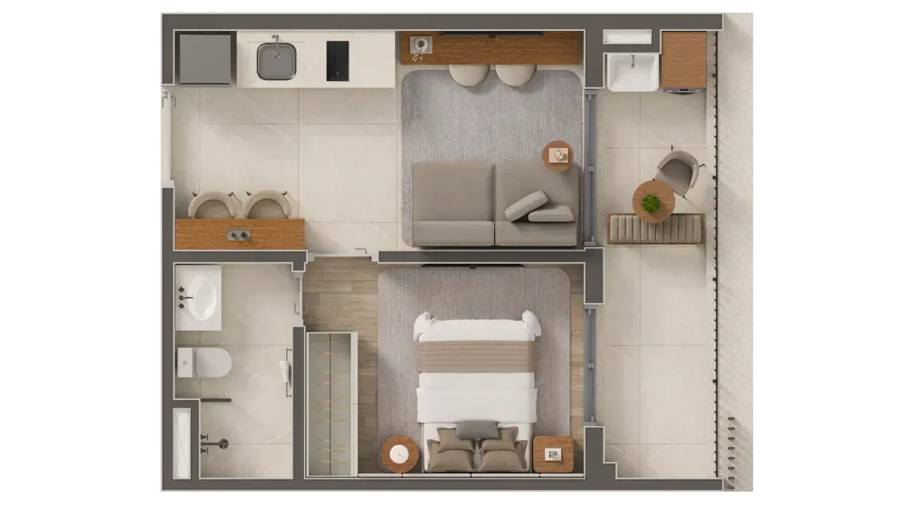 PLANTA 35m²
