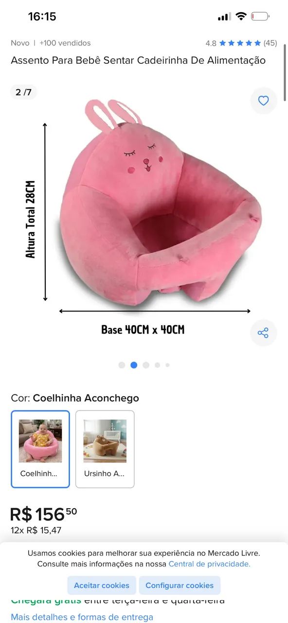 Sofá de bebê assento 