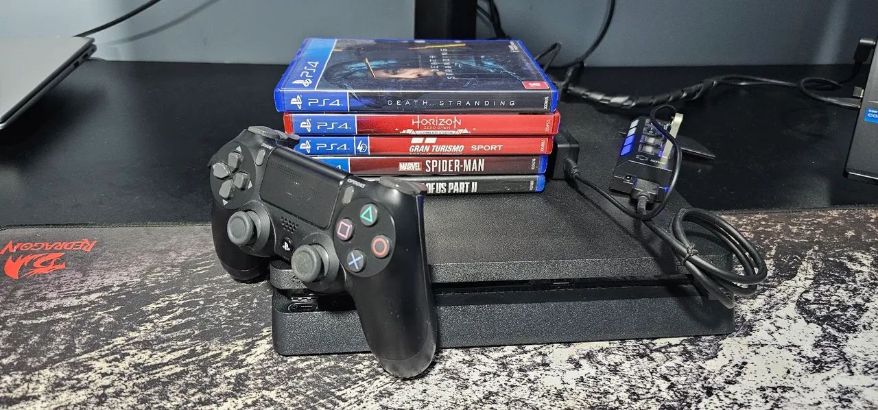 Playstation 4 slim 1tb desbloqueado - Foto 4