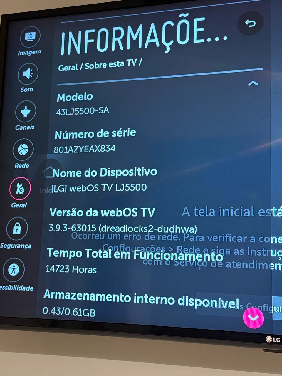 Tv LG 43 polegadas - Foto 4