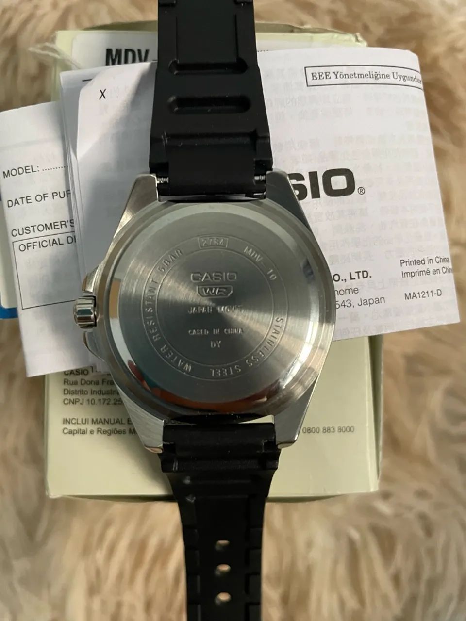 Relógio Casio durinho 38mm mdv-10D - Foto 3