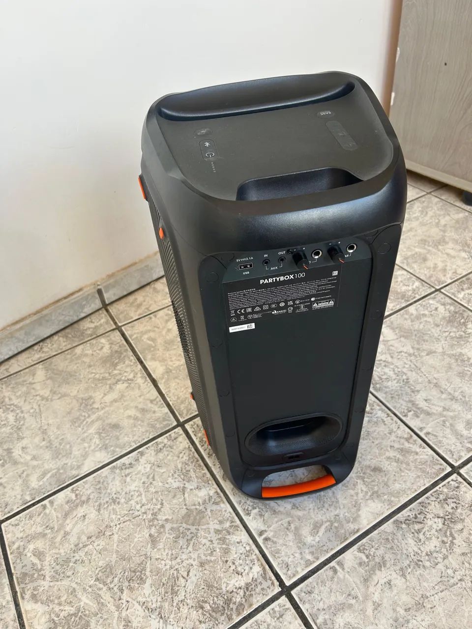 JBL PartyBox 100 - Estado de Nova | Nota Fiscal e Caixa Original - Foto 4