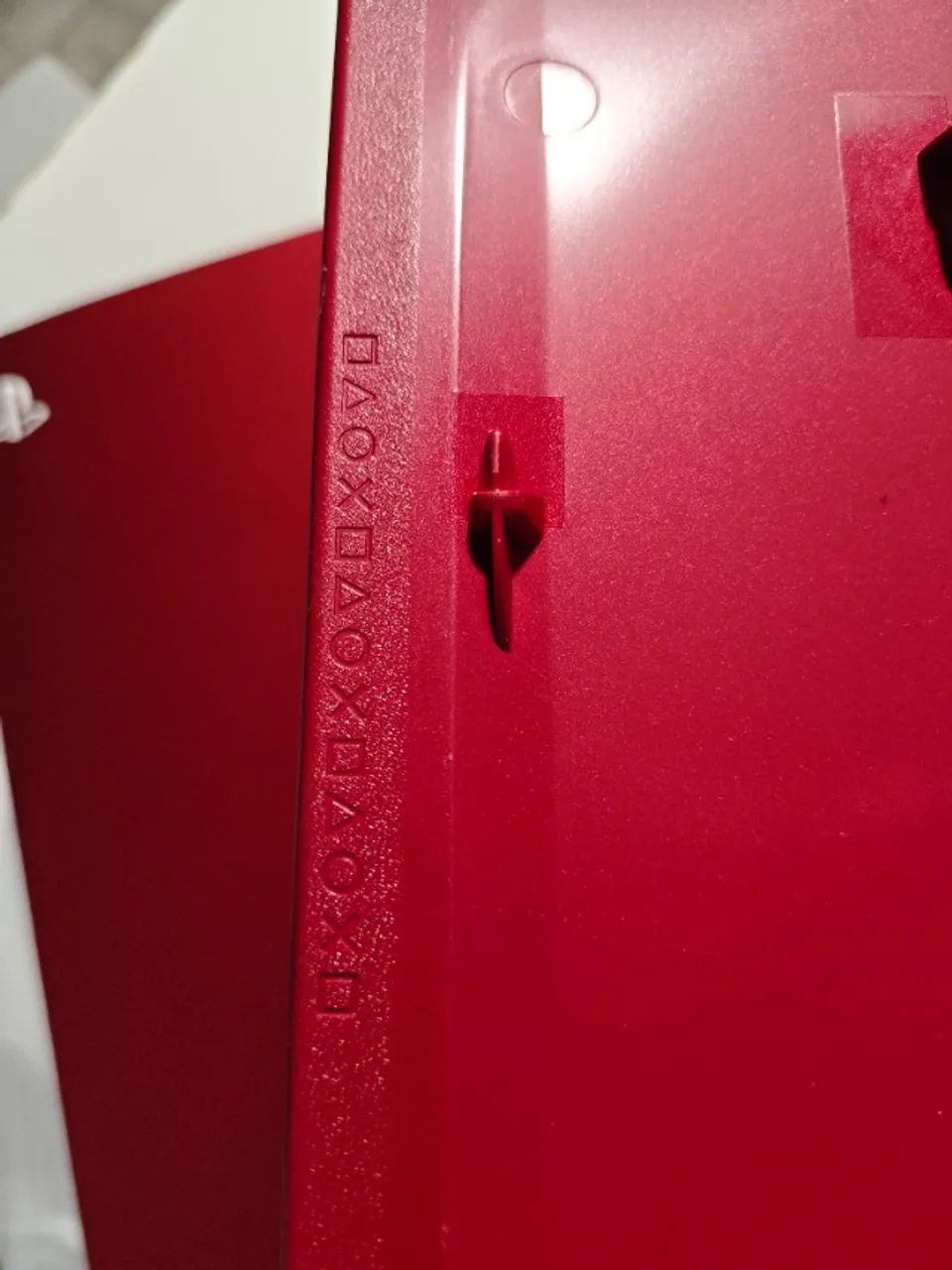 Abas PS5 fat original vermelho Volcanic Red, parcelo no cartão - Foto 4