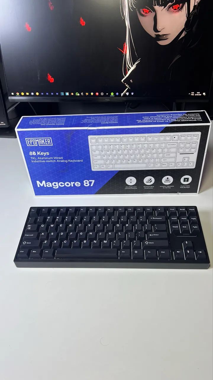 Teclado Magnético Epomaker Magcore 87 Alumínio  - Foto 3