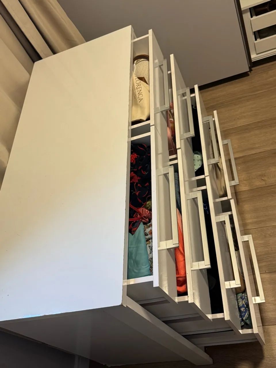 Cômoda 8 Gavetas em MDF Branca - Foto 2