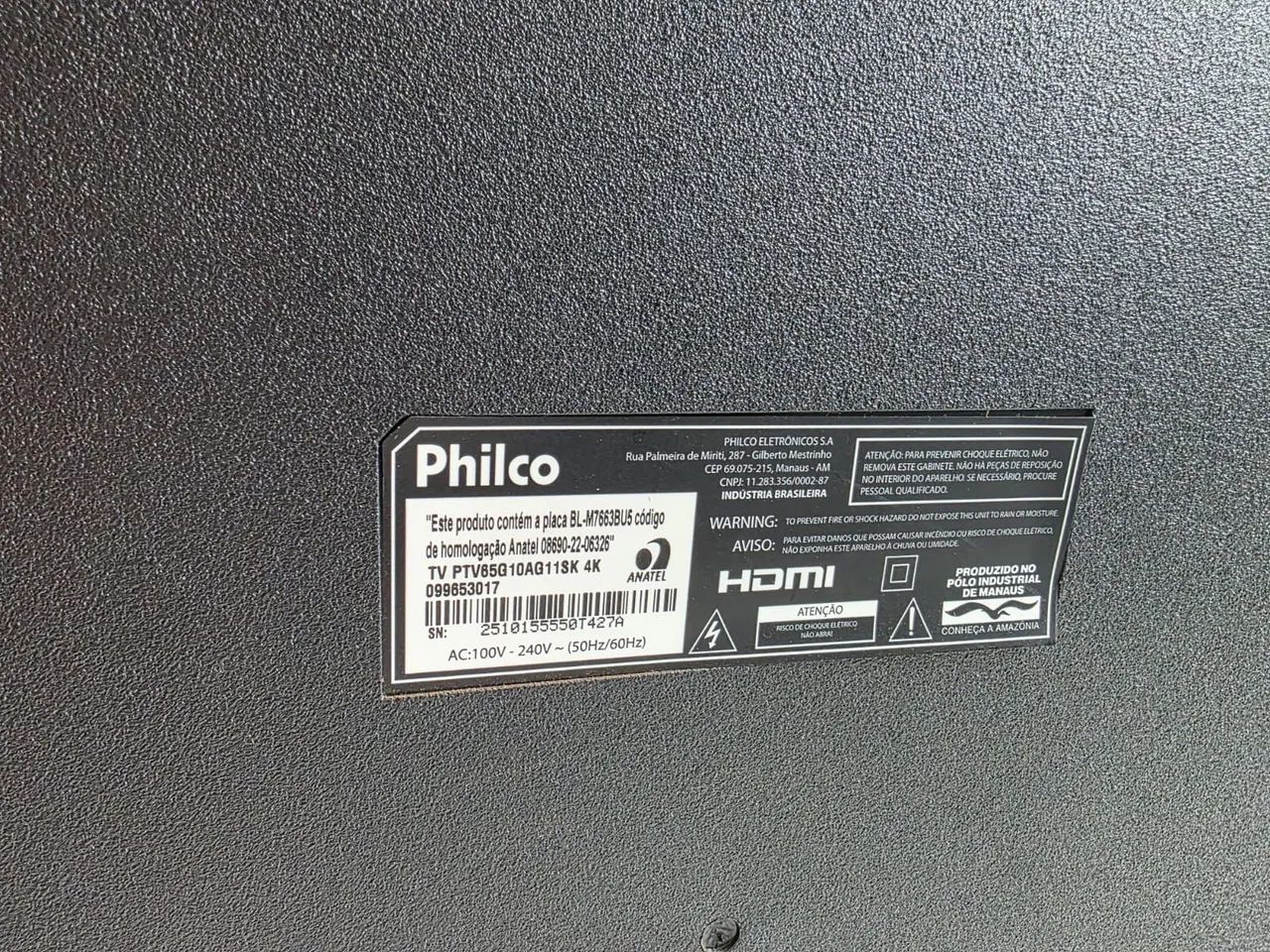 TV Philco 65 polegadas tela quebrada - Foto 3