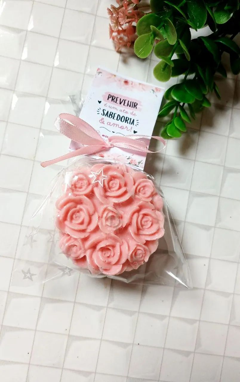 Sabonete Outubro Rosa  - Foto 2