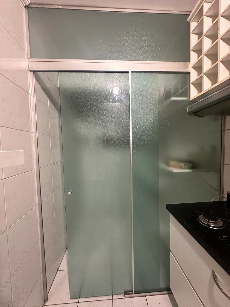 Porta de correr - vidro temperado cozinha  - Foto 2