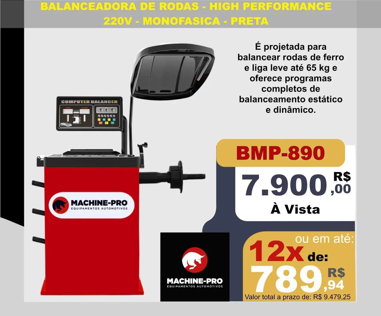 Balanceadora de rodas - Foto 2