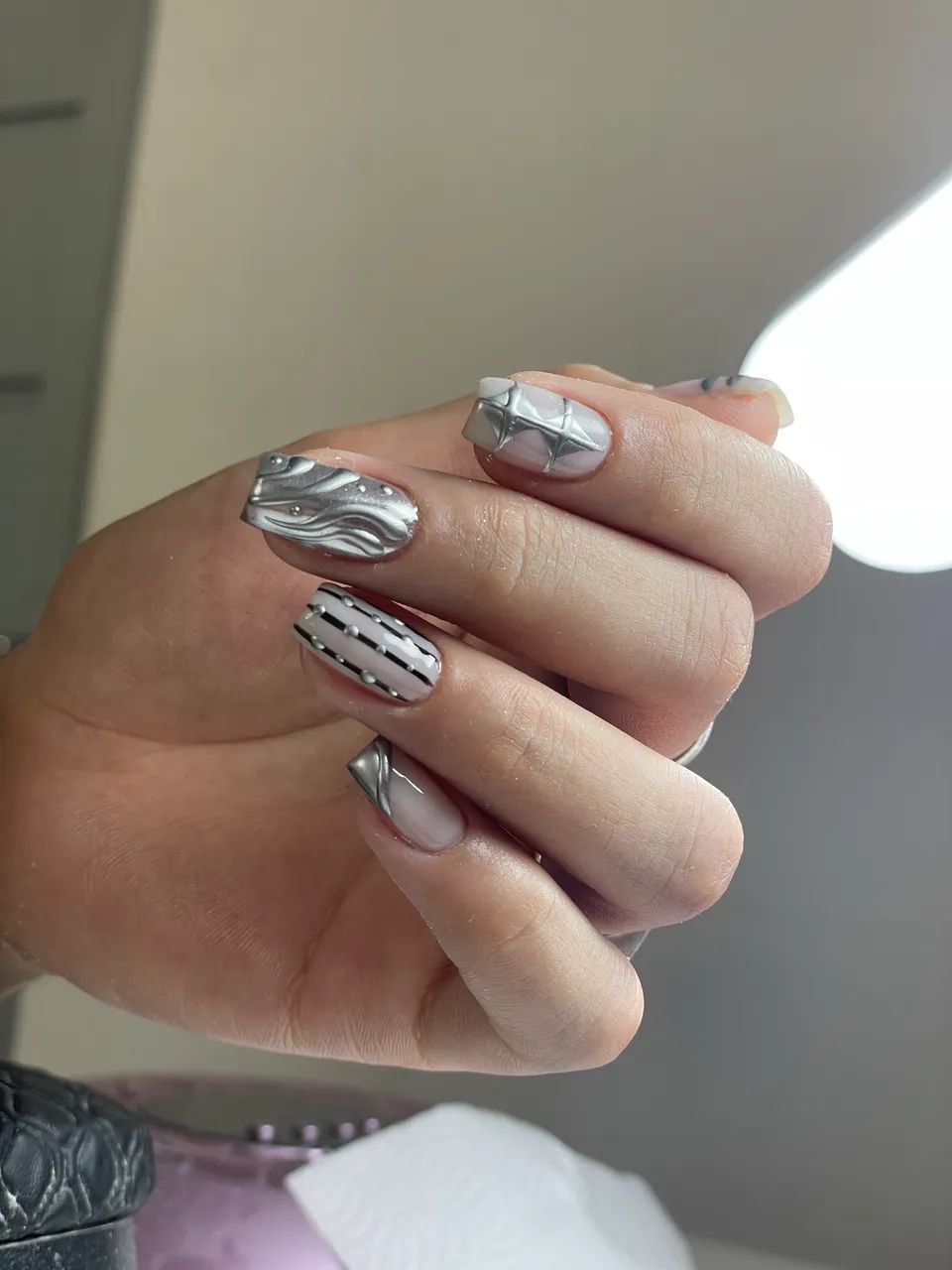 Alongamento de unhas - nail designer