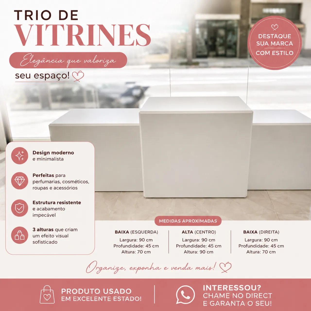 Expositor vitrine 
