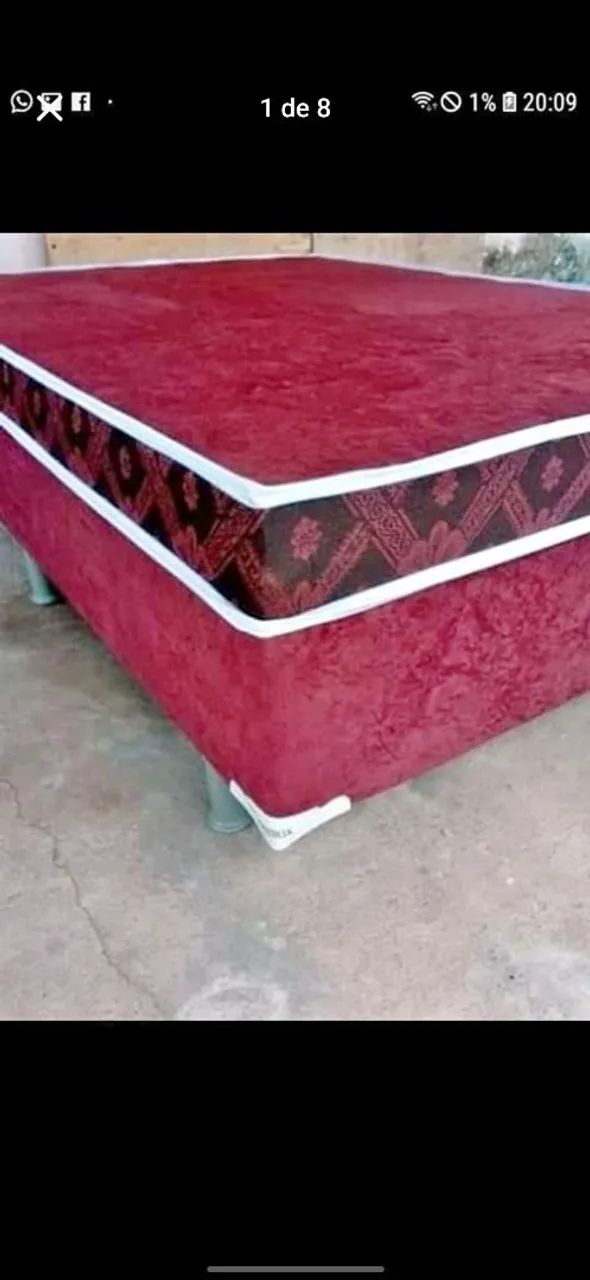 ? Cama box casal e solteiro. Garantia de 04 meses com a entrega grátis  - Foto 3