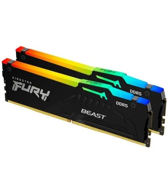 Memória RAM DDR5 32GB Kingston FURY BEAST 6000MHz ( 2 x 16GB ) SK