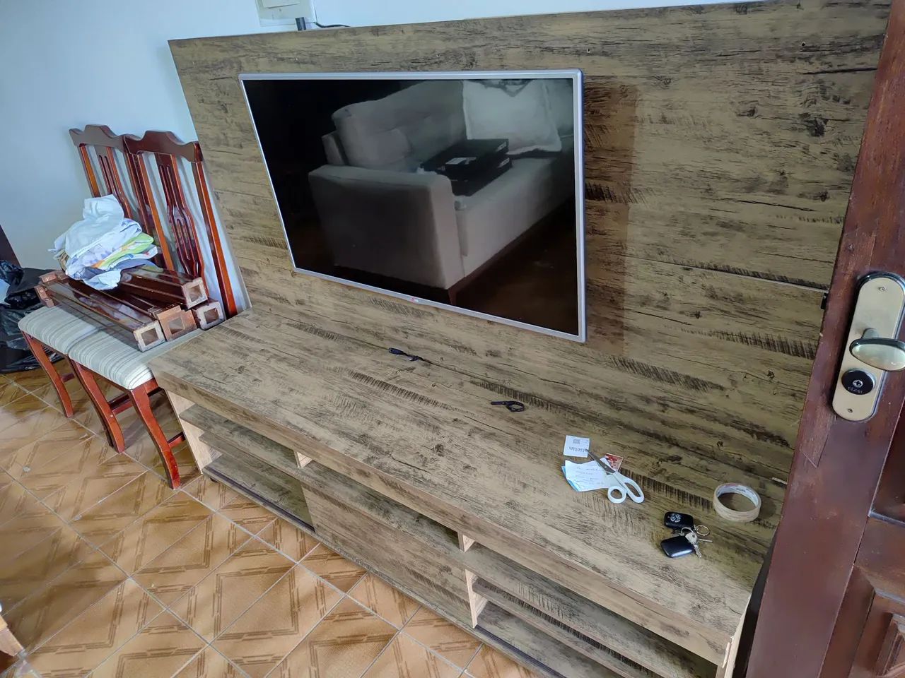 Rack e painel (conjunto). - Foto 2