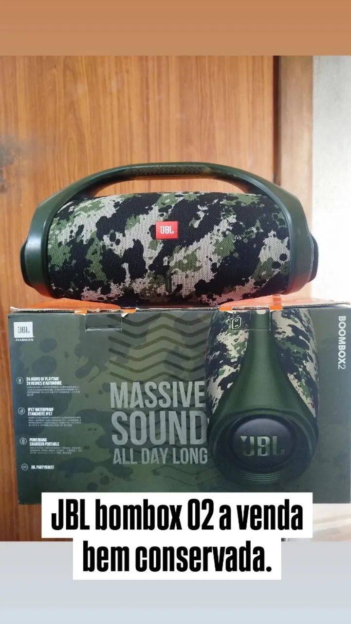 JBL bombox 02 original bem conservada 