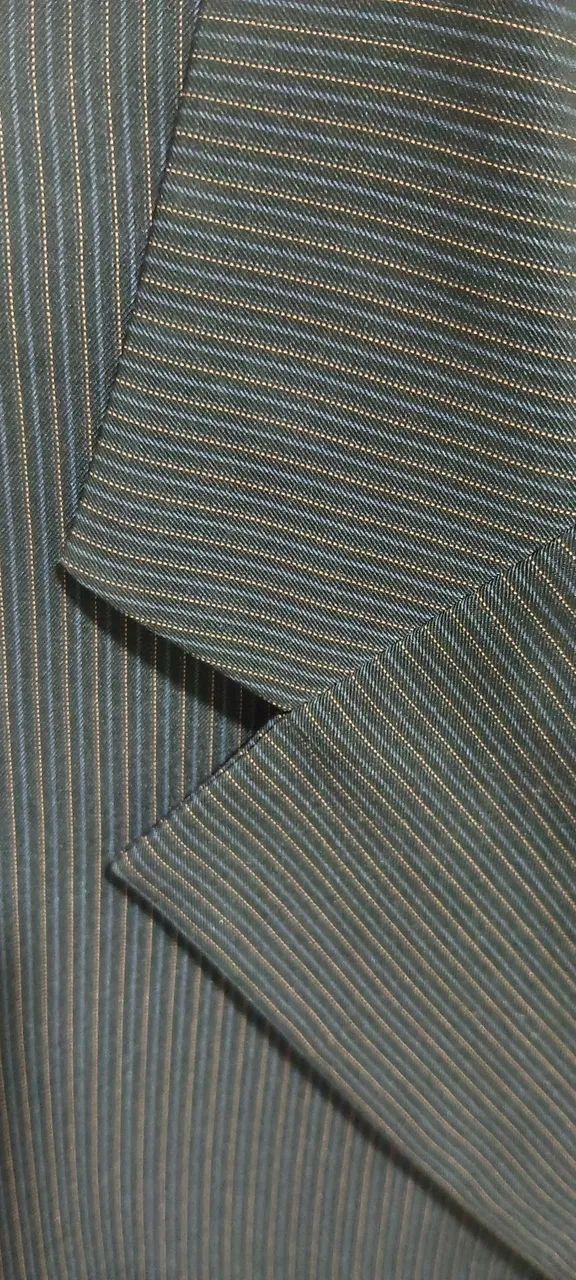 Blaser masculino preto com listra
