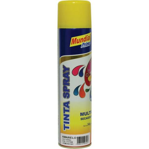 Spray Amarelo Liso 400ml Mundial Prime