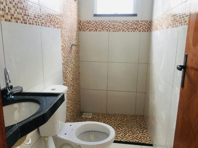 Casa com estilo moderno com doc. gratis 2 quartos,2 wcs ,em fortaleza-pedras - Foto 16