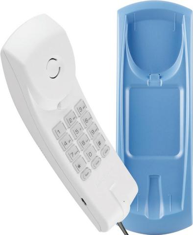 Telefone com fio Gôndola Color Tc 20 Cinza Ártico/Azul Intelbras