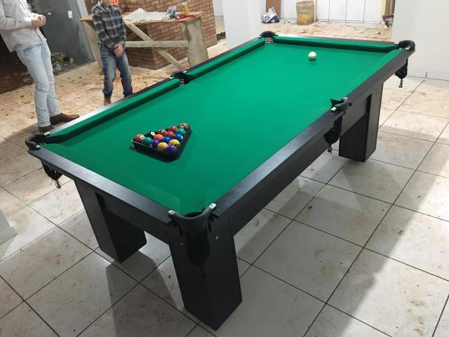 Mesa de Sinuca Preta Tecido Verde TX Modelo CFE4720 - Foto 4