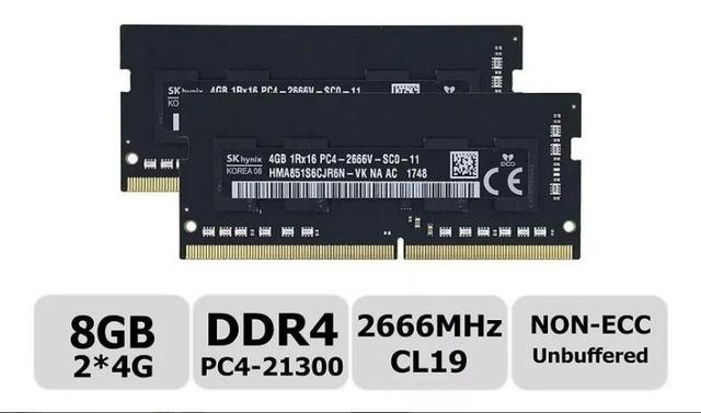 Memória RAM Apple 2x4gb = 8gb 2666mhz - Original