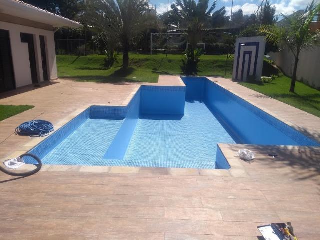 Piscina de vinil e pastilha - Foto 4