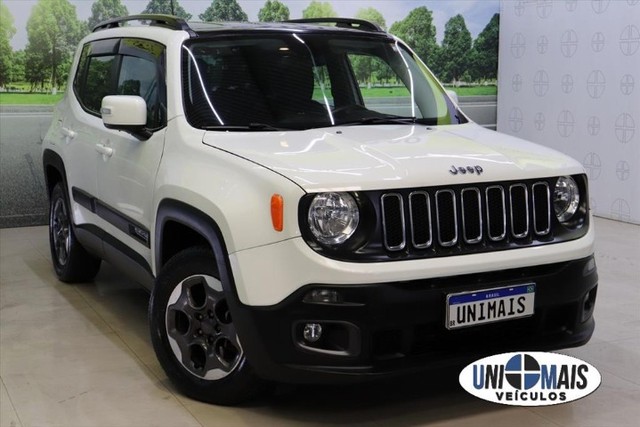 JEEP RENEGADE 2017 BRANCA SPORT MANUAL, NOVA E PERICIADA!
