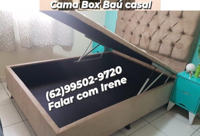 Box Baú Casal Inteiro  ( Preço Qualidade ) Resistência e sofisticação. - Foto 6