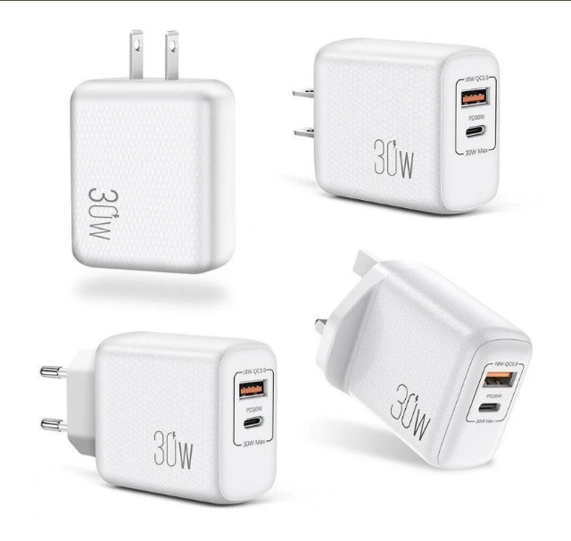 Carregador Rápido De Tomada De Parede Usb-c Pd 30w Tipo C - Foto 4