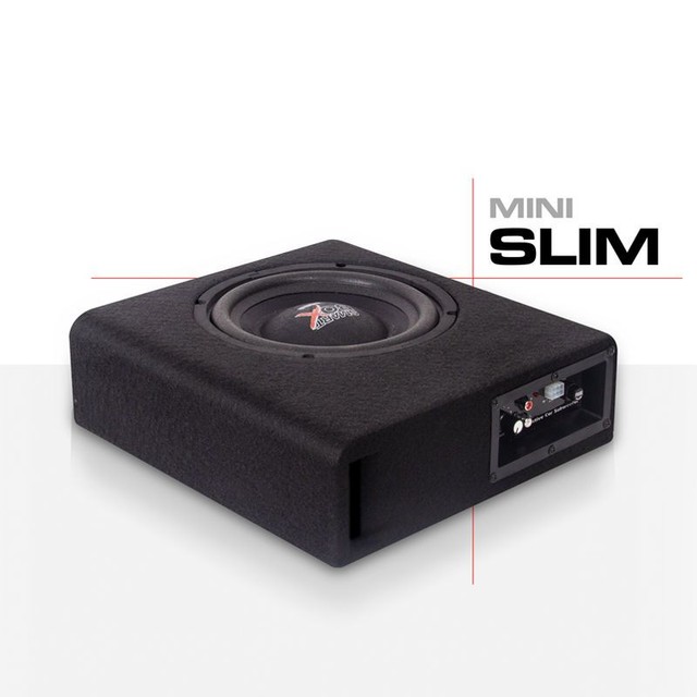 Caixa subwoofer Amplificada boog mini Slim 8 polegadas 200 rms - Foto 2